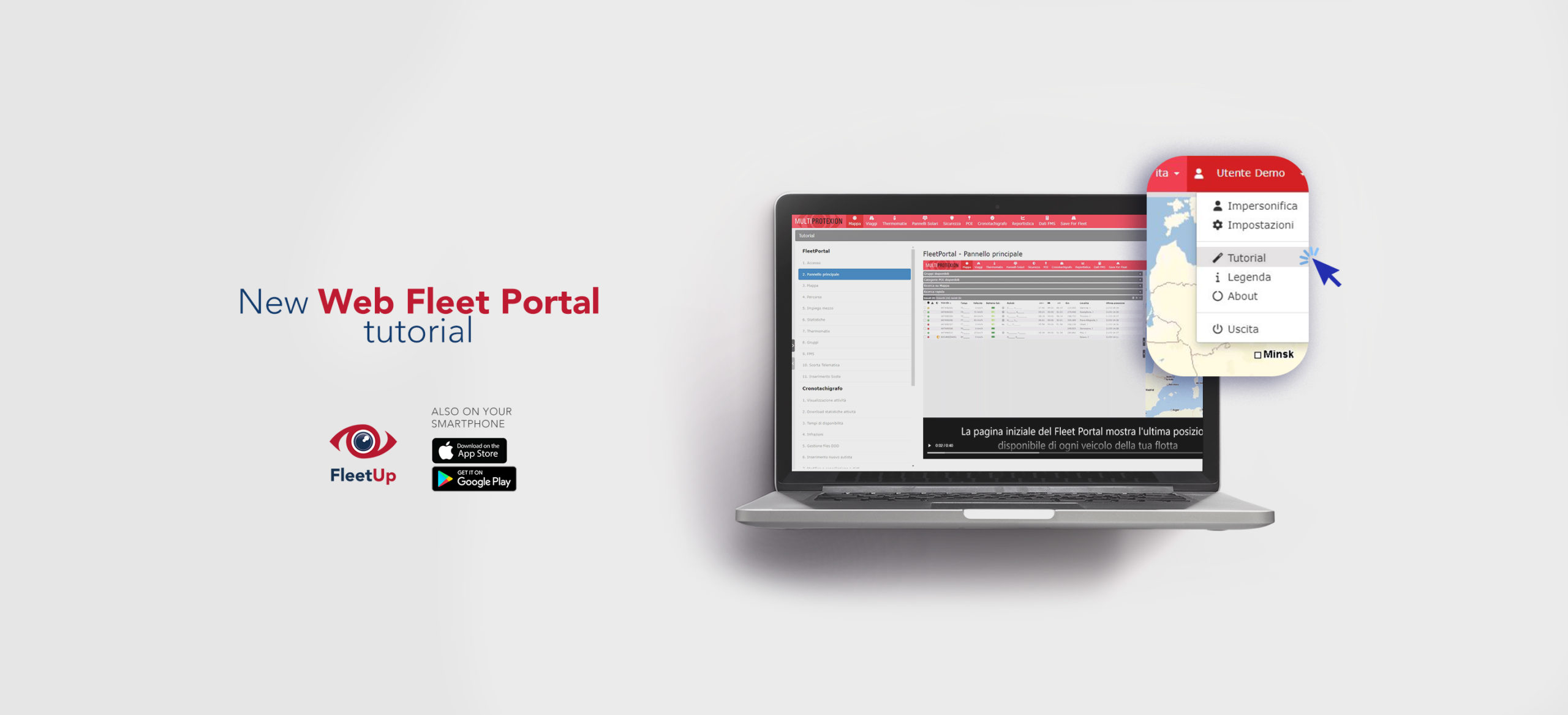 WEB FLEET PORTAL: ECCO LA SEZIONE “TUTORIAL”